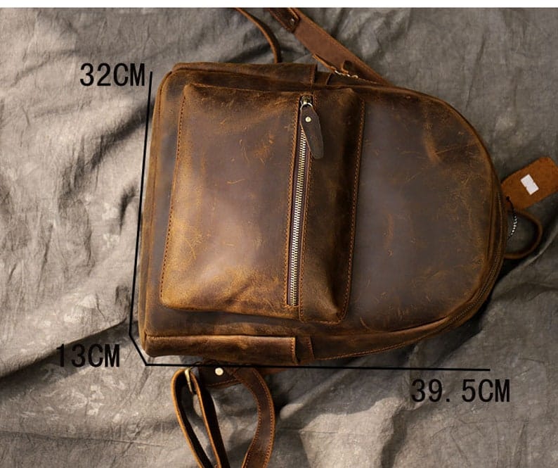 Classic Leather Backpack