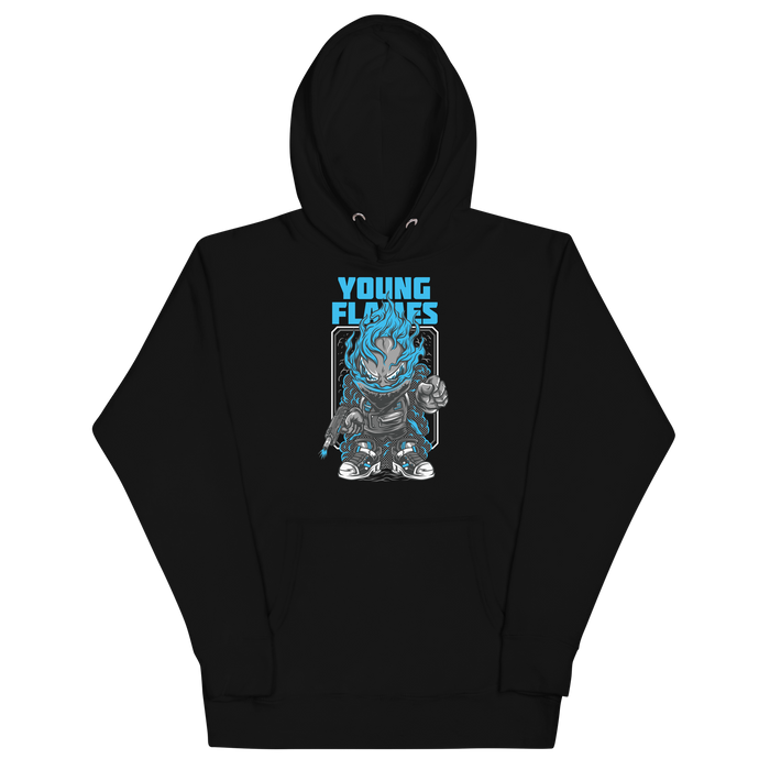 YOUNG FLAMES  HOODIE